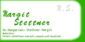 margit stettner business card